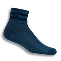 Blue Thorlos Ankle Length Sock - L