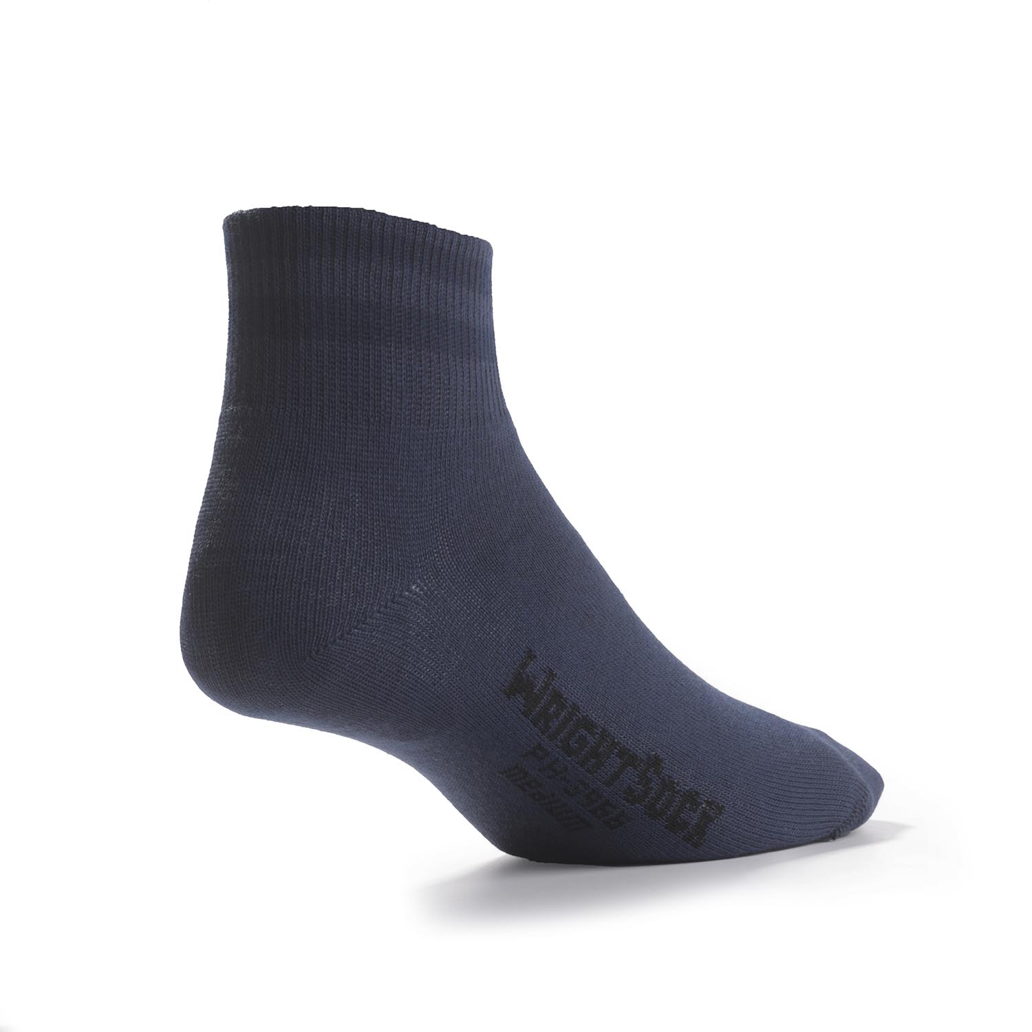 Blue Wrightsock Double Layer Ankle - L